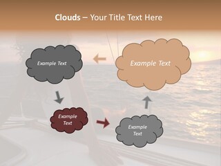 Fresh Green Apple With Water Drops PowerPoint Template