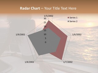 Fresh Green Apple With Water Drops PowerPoint Template