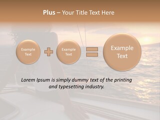 Fresh Green Apple With Water Drops PowerPoint Template