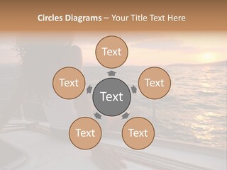 Fresh Green Apple With Water Drops PowerPoint Template