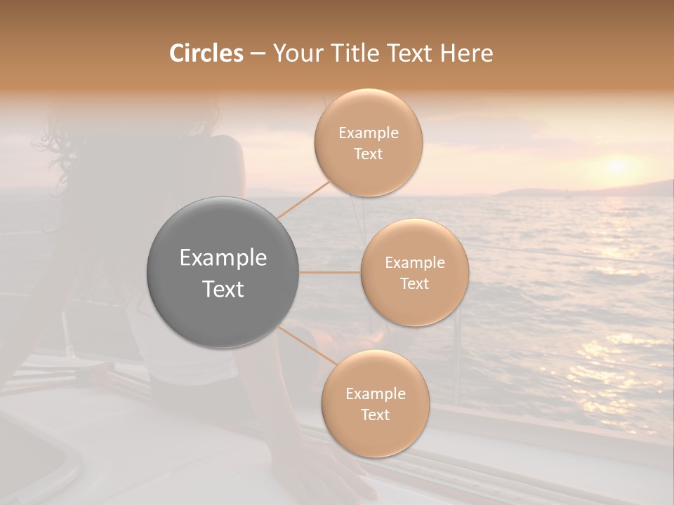 Fresh Green Apple With Water Drops PowerPoint Template