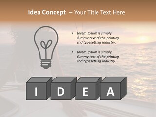 Fresh Green Apple With Water Drops PowerPoint Template