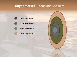 Fresh Green Apple With Water Drops PowerPoint Template