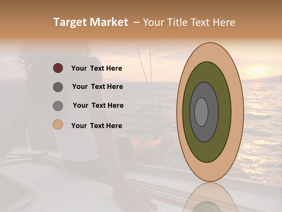 Fresh Green Apple With Water Drops PowerPoint Template