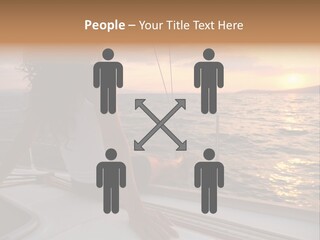 Fresh Green Apple With Water Drops PowerPoint Template