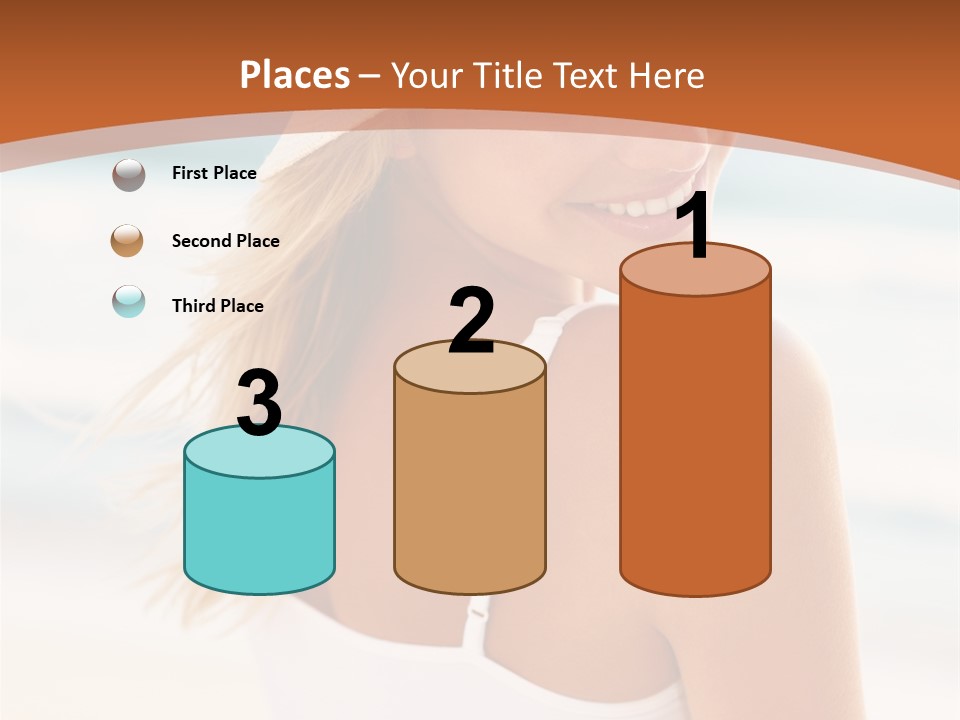 Windmill On Santorini Island, Greece PowerPoint Template