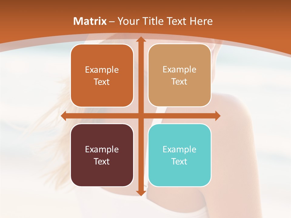 Windmill On Santorini Island, Greece PowerPoint Template