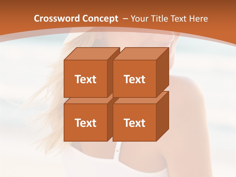 Windmill On Santorini Island, Greece PowerPoint Template