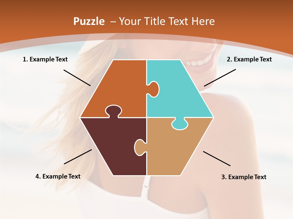 Windmill On Santorini Island, Greece PowerPoint Template