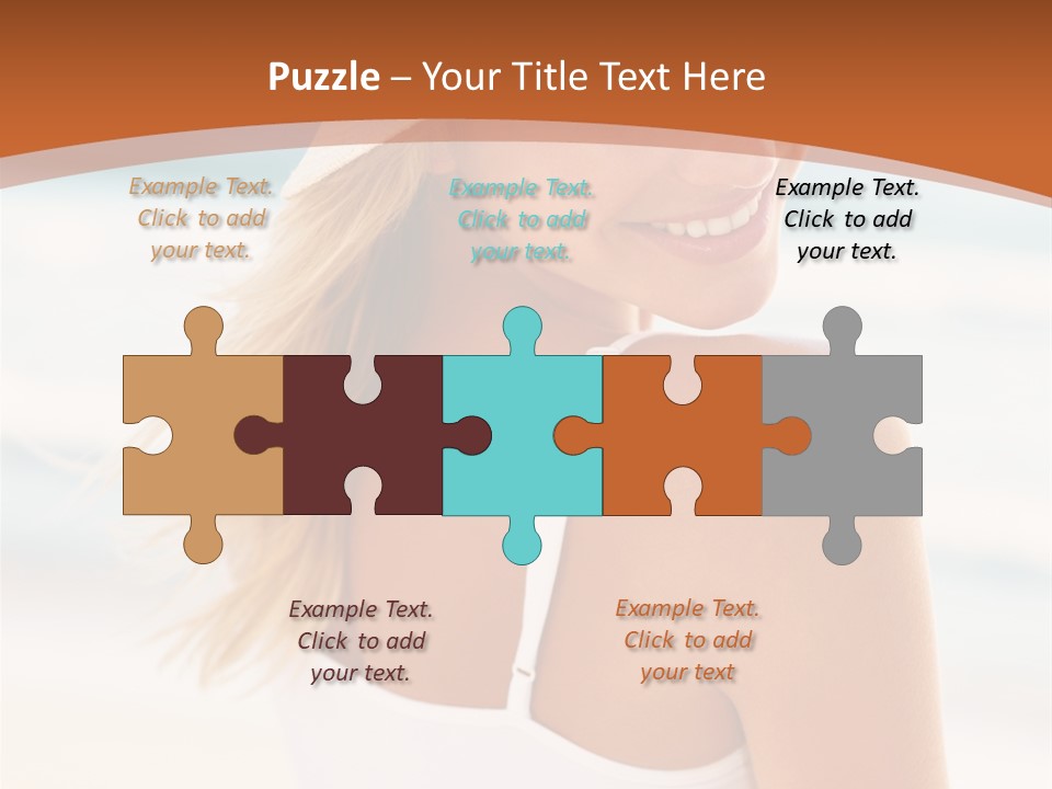 Windmill On Santorini Island, Greece PowerPoint Template