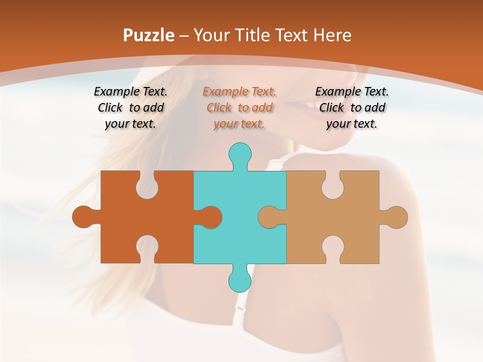 Windmill On Santorini Island, Greece PowerPoint Template