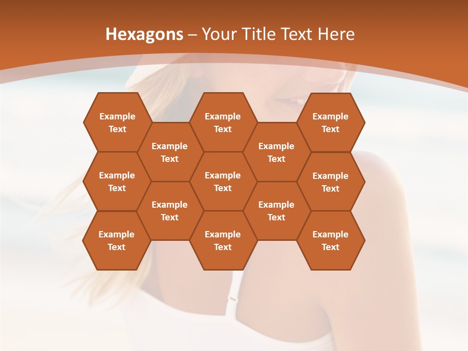 Windmill On Santorini Island, Greece PowerPoint Template