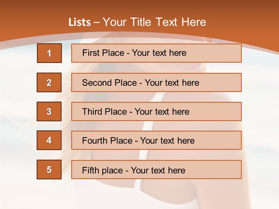 Windmill On Santorini Island, Greece PowerPoint Template