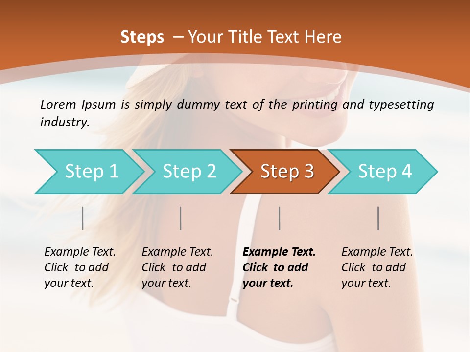 Windmill On Santorini Island, Greece PowerPoint Template