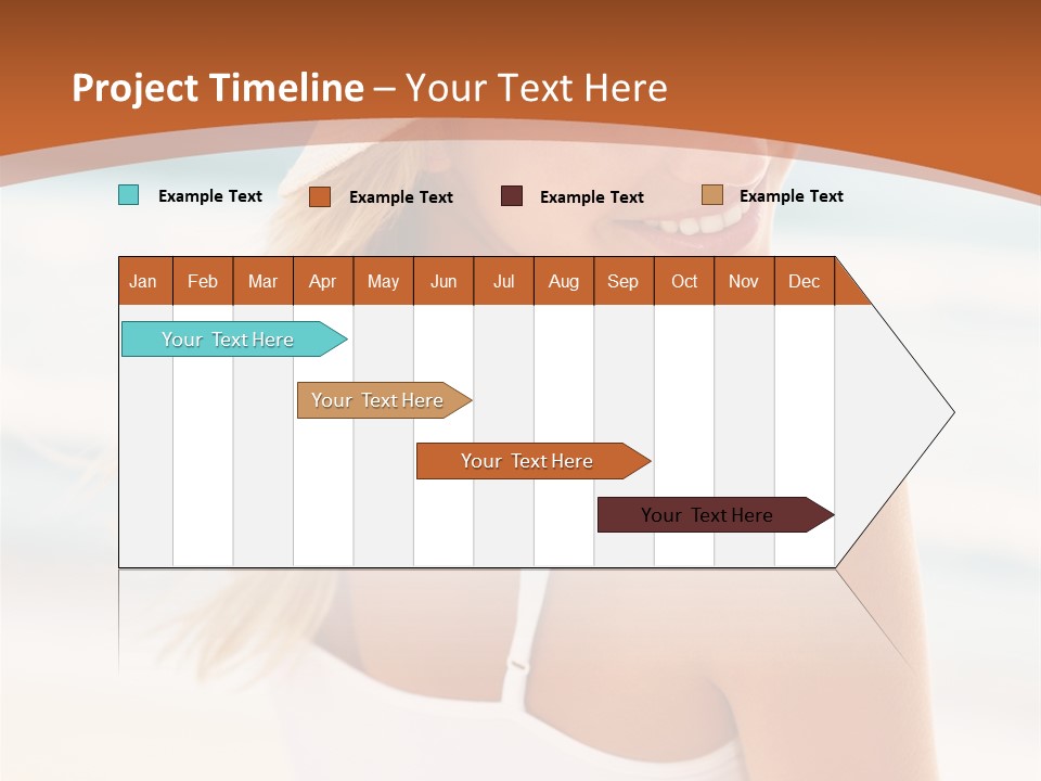 Windmill On Santorini Island, Greece PowerPoint Template