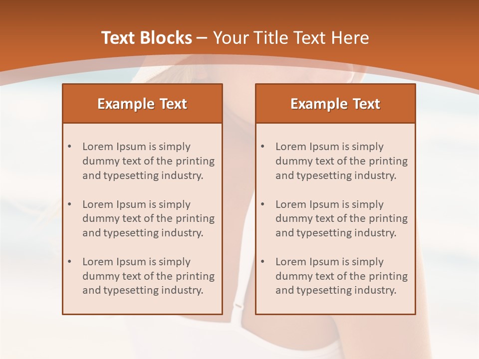 Windmill On Santorini Island, Greece PowerPoint Template