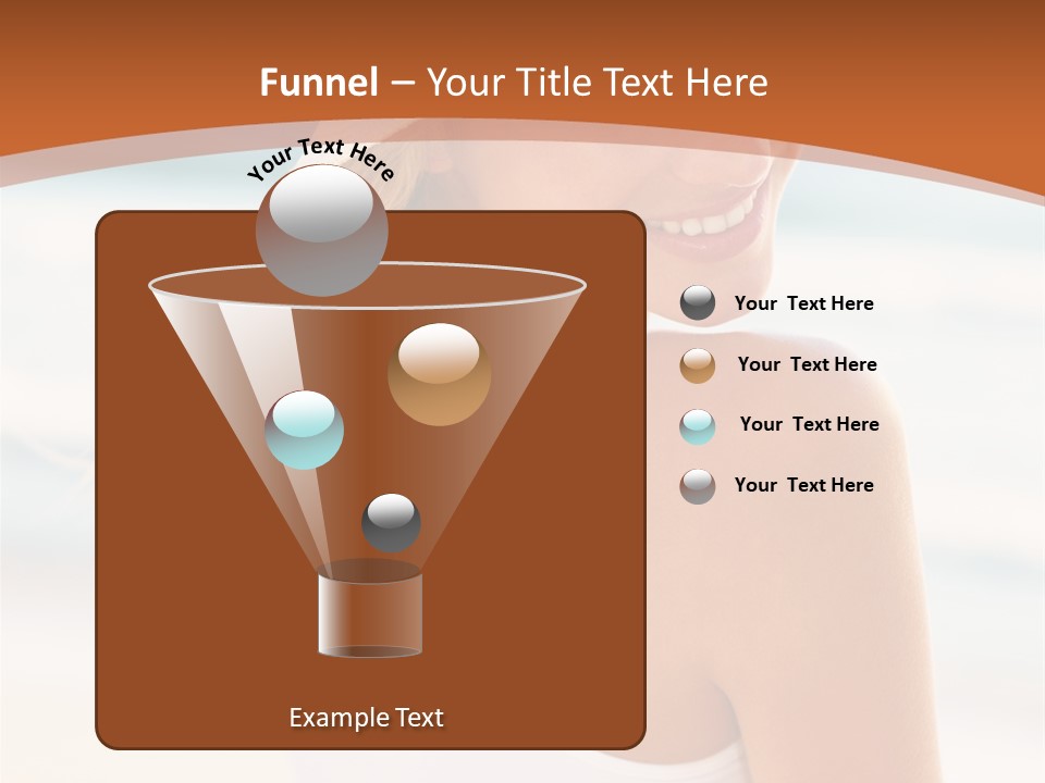 Windmill On Santorini Island, Greece PowerPoint Template