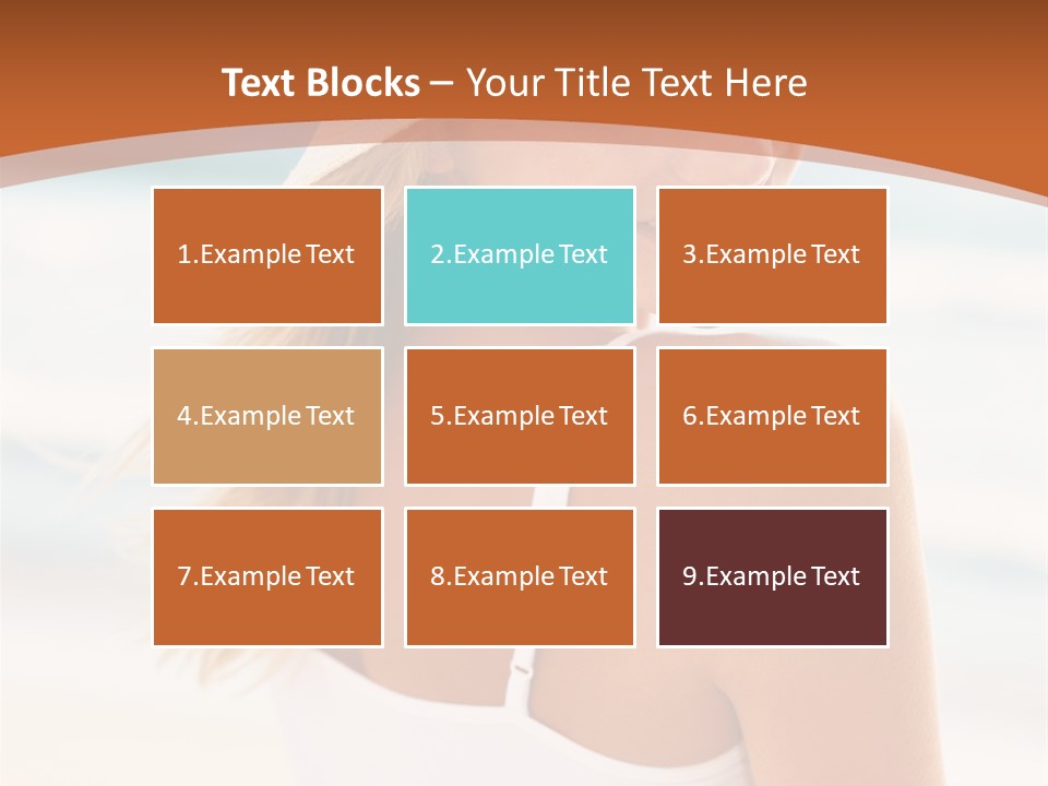 Windmill On Santorini Island, Greece PowerPoint Template