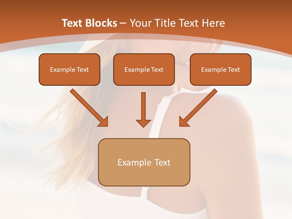 Windmill On Santorini Island, Greece PowerPoint Template
