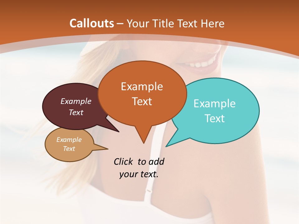 Windmill On Santorini Island, Greece PowerPoint Template