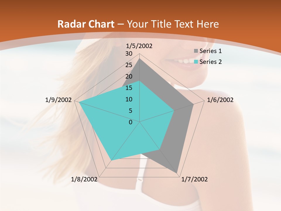 Windmill On Santorini Island, Greece PowerPoint Template
