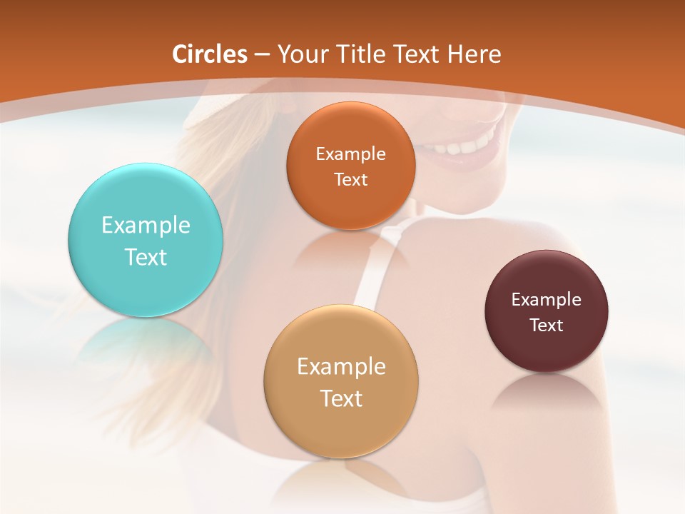 Windmill On Santorini Island, Greece PowerPoint Template