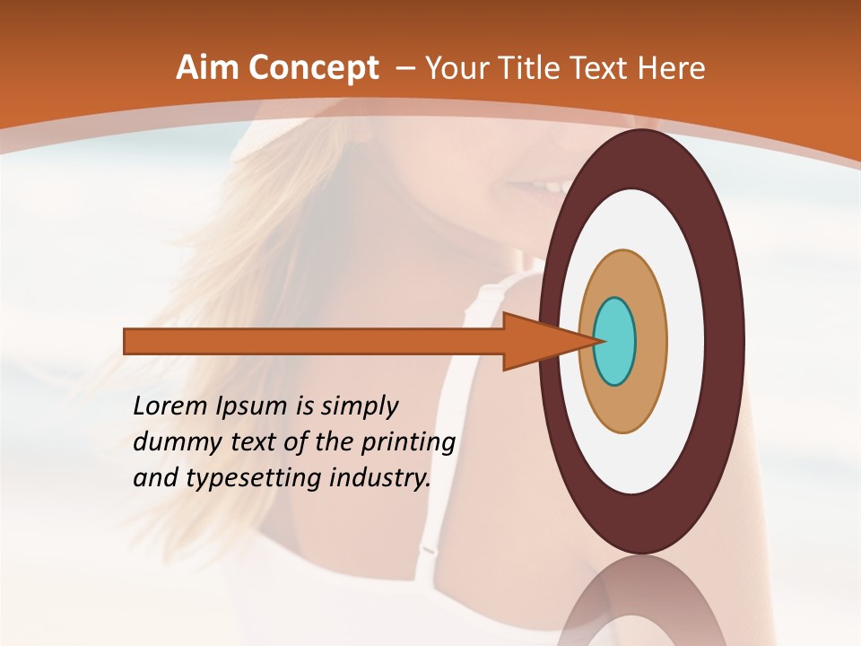 Windmill On Santorini Island, Greece PowerPoint Template