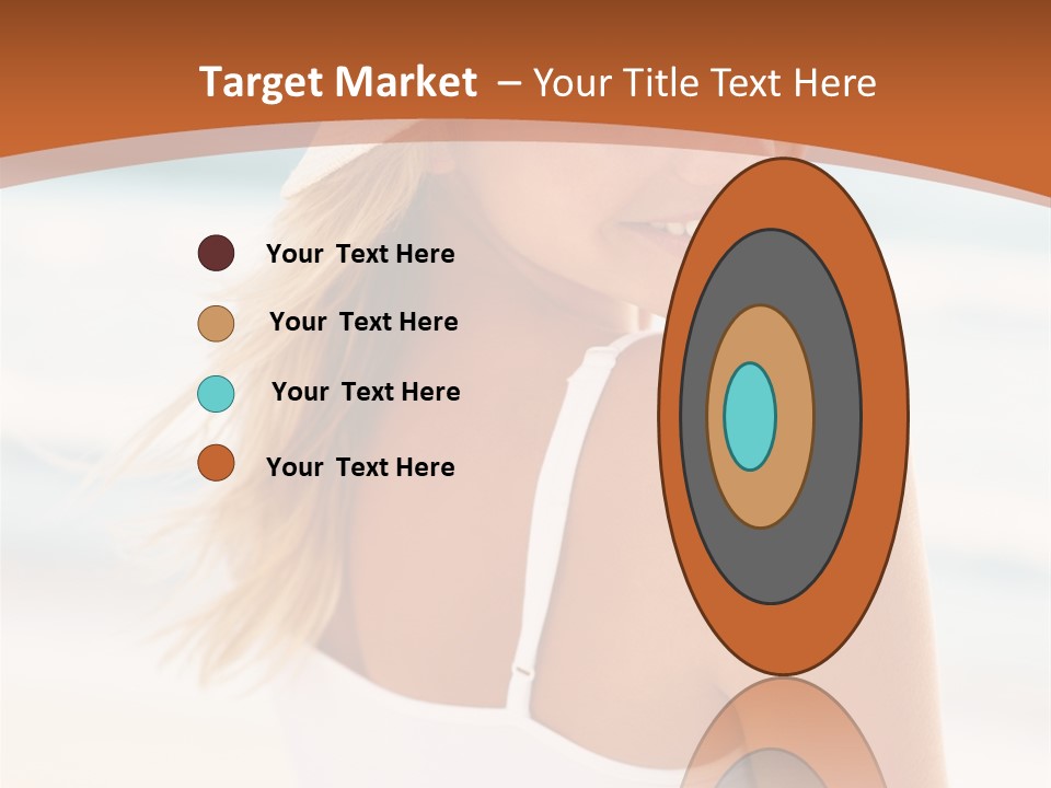 Windmill On Santorini Island, Greece PowerPoint Template