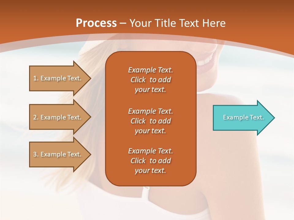 Windmill On Santorini Island, Greece PowerPoint Template