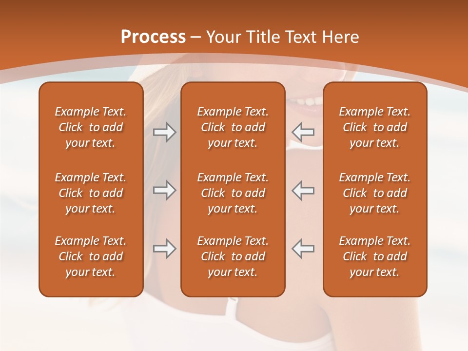 Windmill On Santorini Island, Greece PowerPoint Template