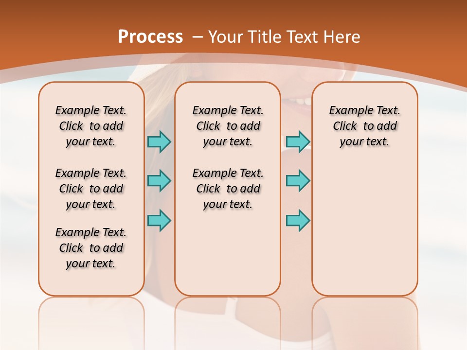 Windmill On Santorini Island, Greece PowerPoint Template