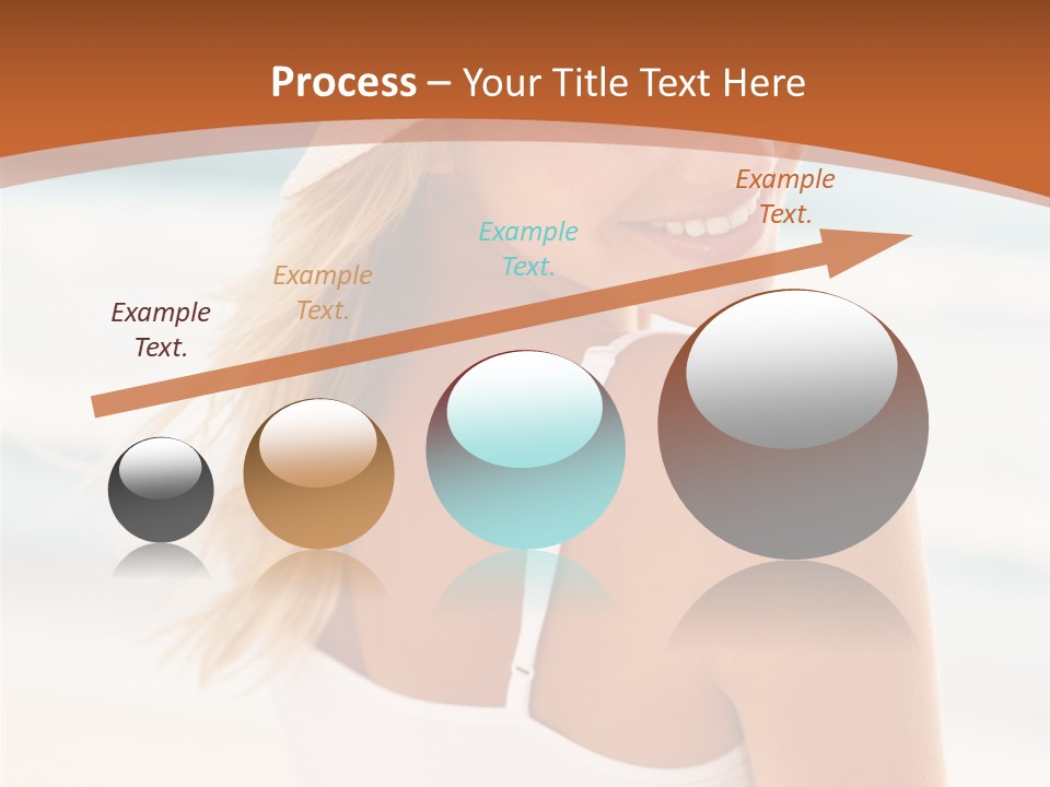 Windmill On Santorini Island, Greece PowerPoint Template