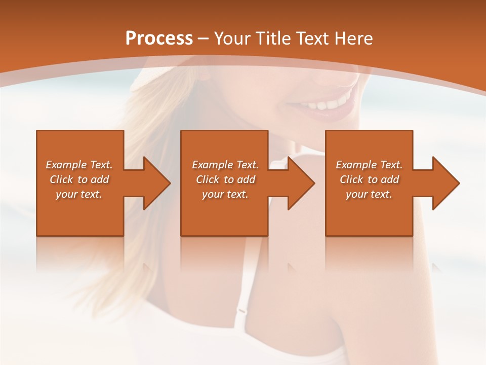 Windmill On Santorini Island, Greece PowerPoint Template