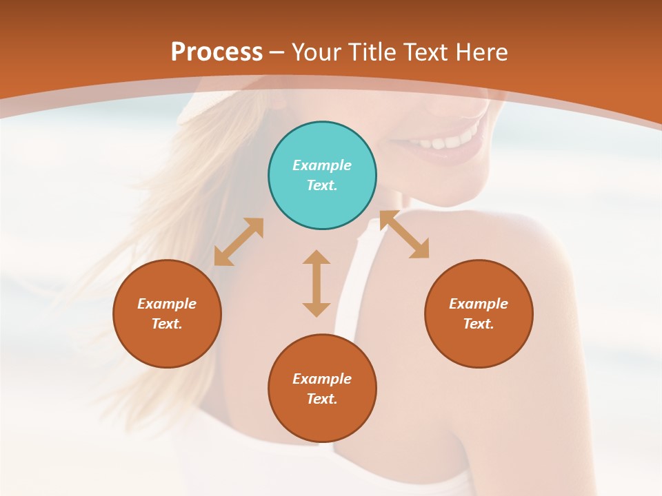 Windmill On Santorini Island, Greece PowerPoint Template