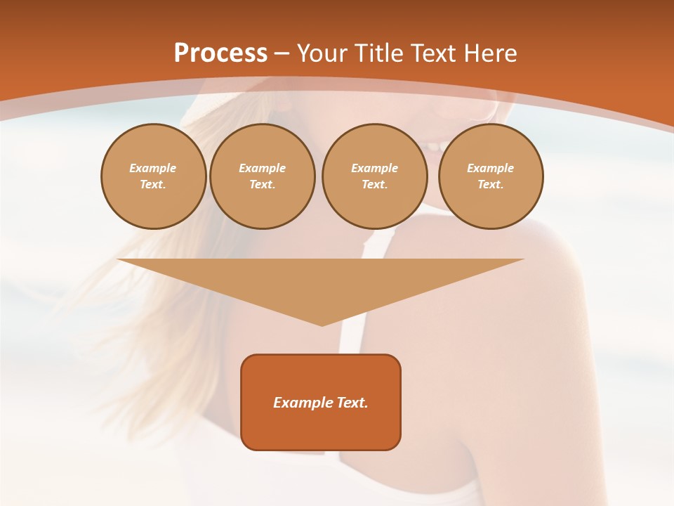 Windmill On Santorini Island, Greece PowerPoint Template