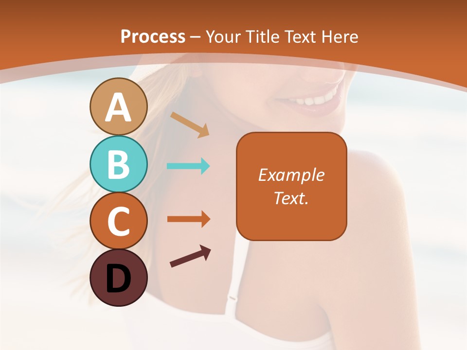 Windmill On Santorini Island, Greece PowerPoint Template