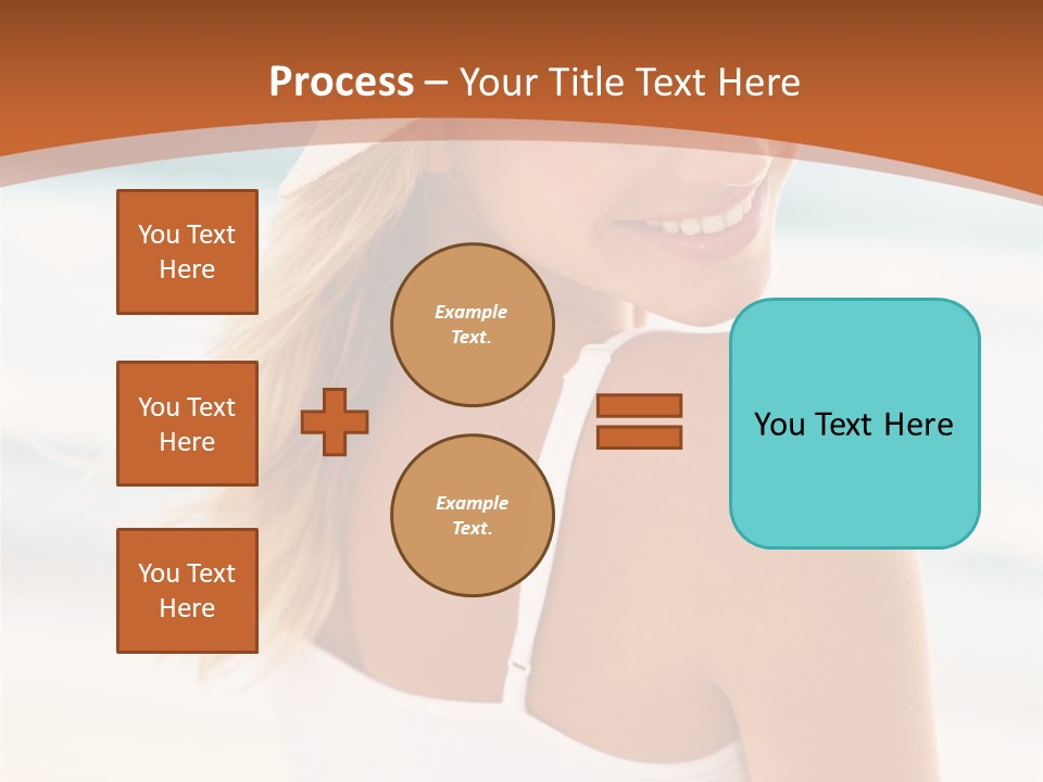 Windmill On Santorini Island, Greece PowerPoint Template