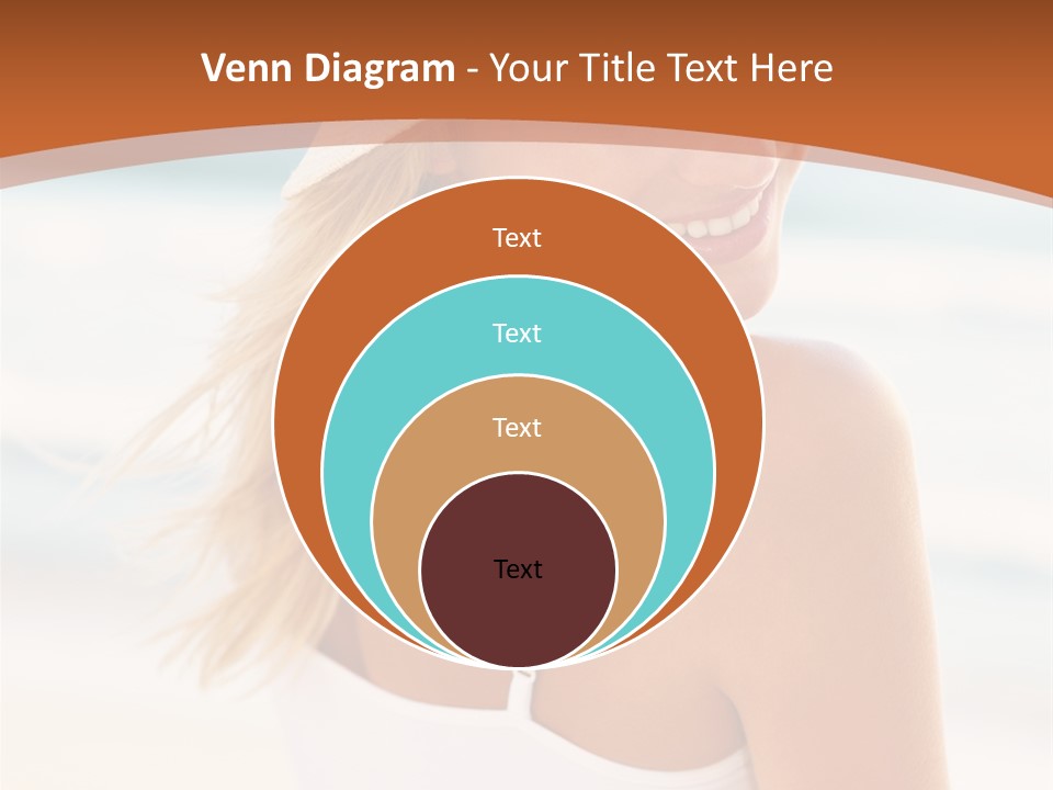 Windmill On Santorini Island, Greece PowerPoint Template