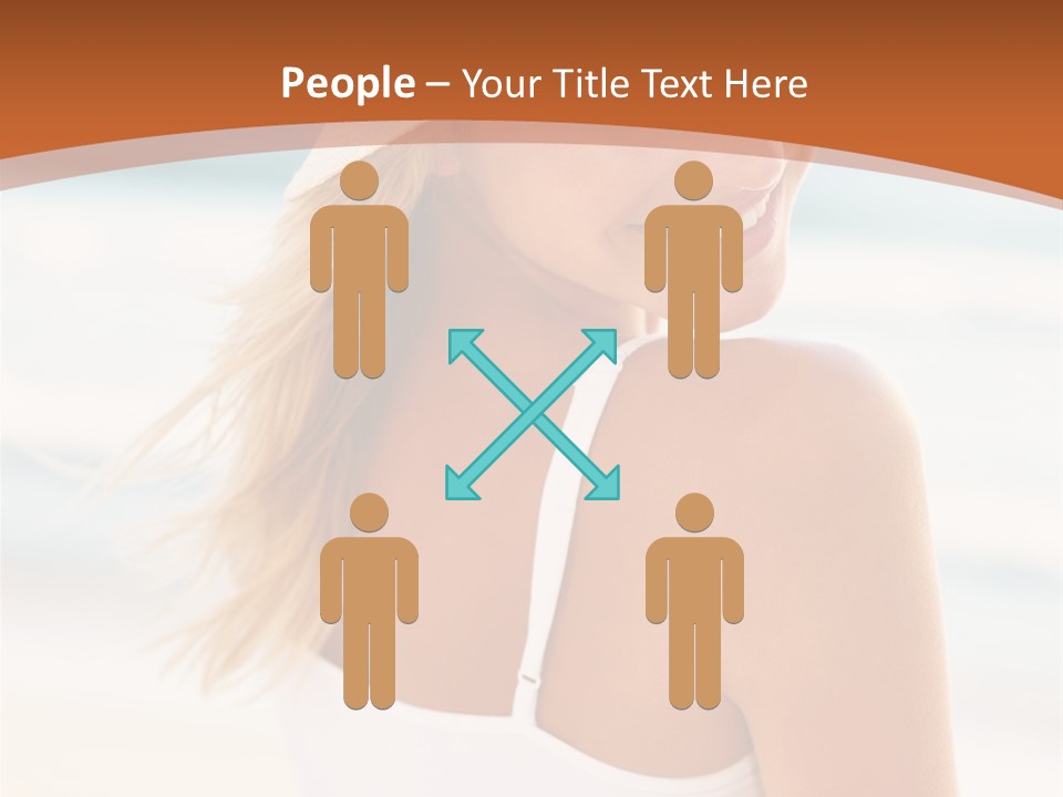 Windmill On Santorini Island, Greece PowerPoint Template