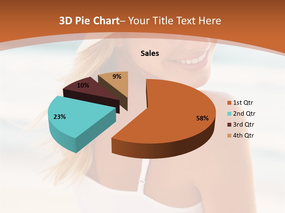 Windmill On Santorini Island, Greece PowerPoint Template
