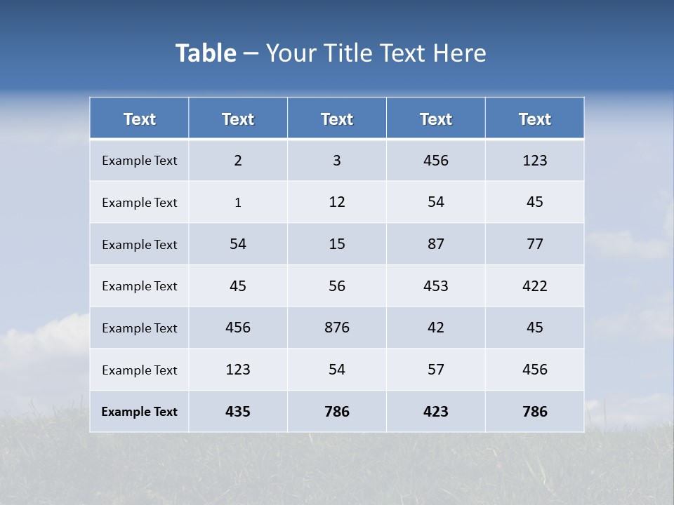 Boy Running On Green Meadow PowerPoint Template