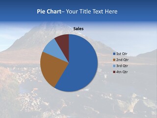 The Peak Of Buachaille Etive Mor Above River Coupall PowerPoint Template