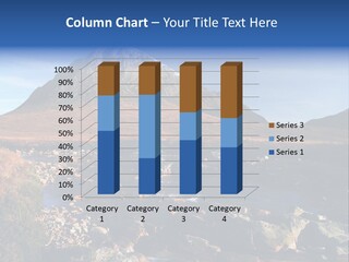 The Peak Of Buachaille Etive Mor Above River Coupall PowerPoint Template