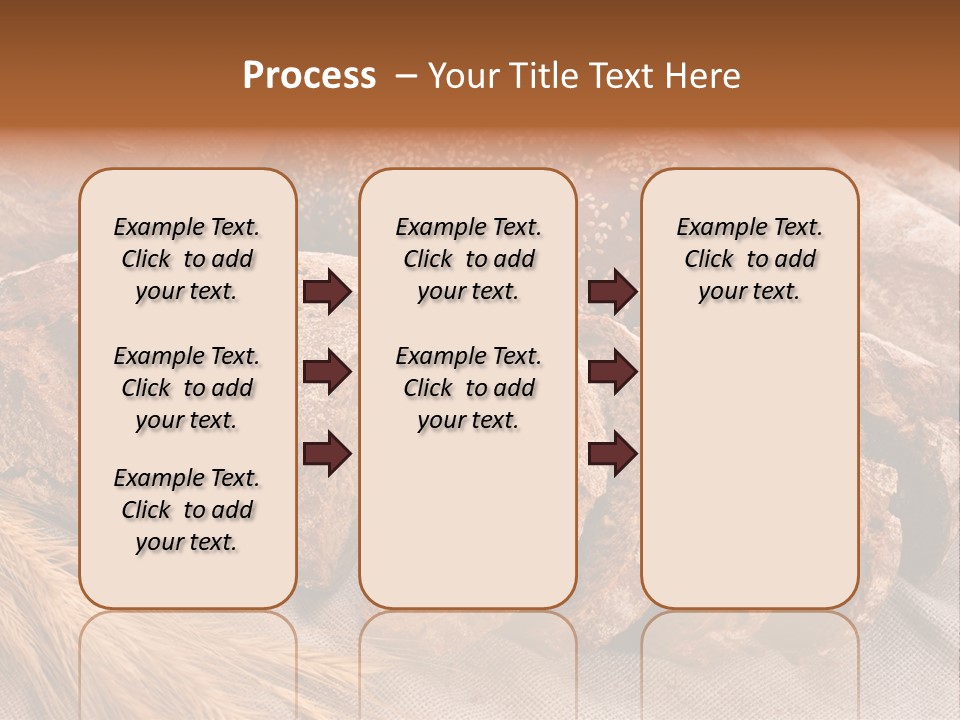 Sliced Country-Styled Brown Bread Baton And Rye Spikes On The Canvas Tablecloth With Bread Loafs Assortment PowerPoint Template