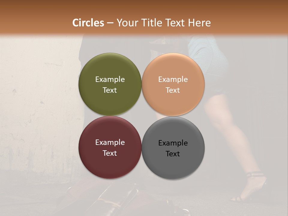 Woman Beating Up The Assailant PowerPoint Template