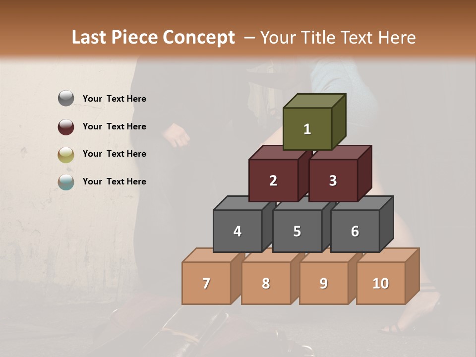 Woman Beating Up The Assailant PowerPoint Template
