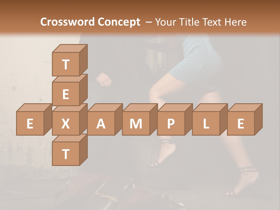 Woman Beating Up The Assailant PowerPoint Template