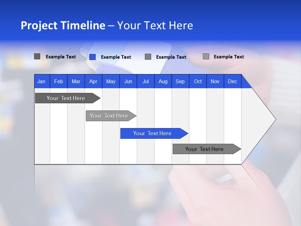 In Shop Hands Hold Socks With Space For Text PowerPoint Template