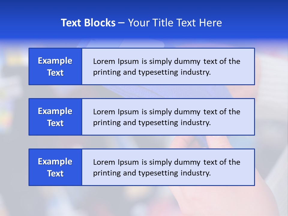 In Shop Hands Hold Socks With Space For Text PowerPoint Template