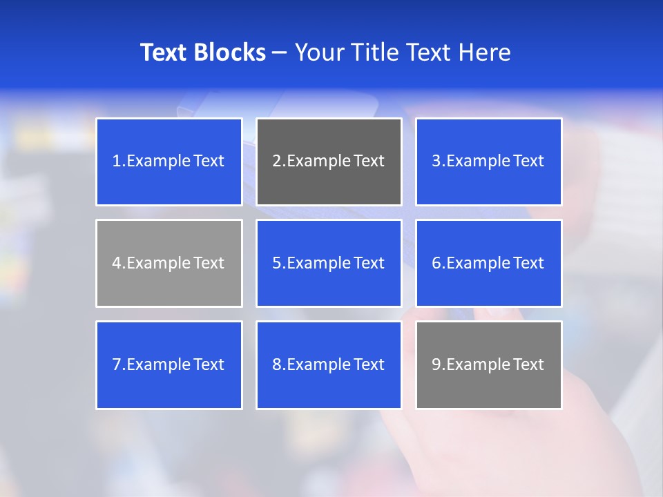 In Shop Hands Hold Socks With Space For Text PowerPoint Template